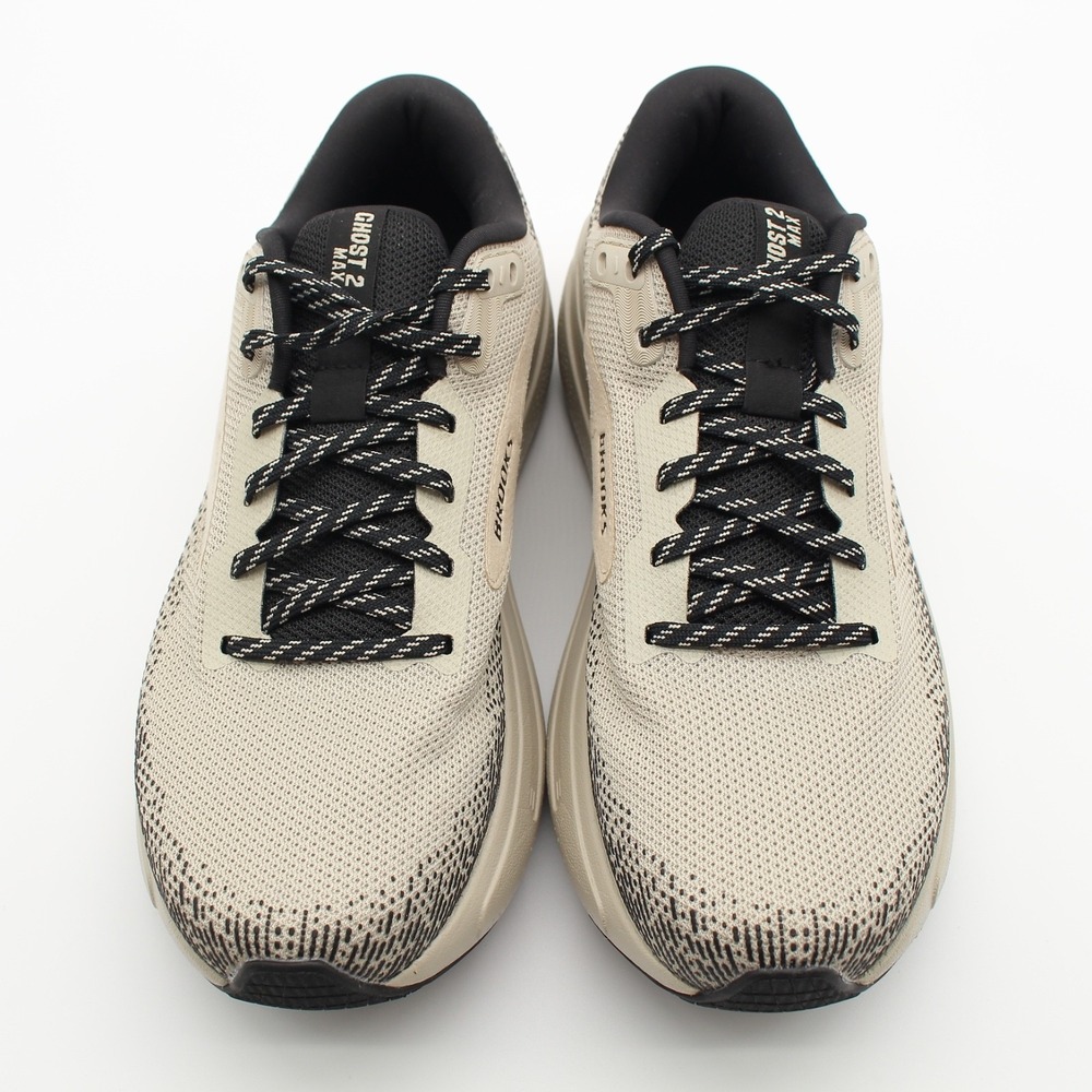 Brooks Ghost Max 2 Running Shoes Womens Size 10B Tan Black Lace Up Walking - Picture 12 of 15